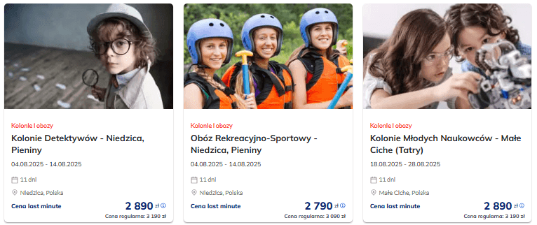 Sierpniowe oferty last minute