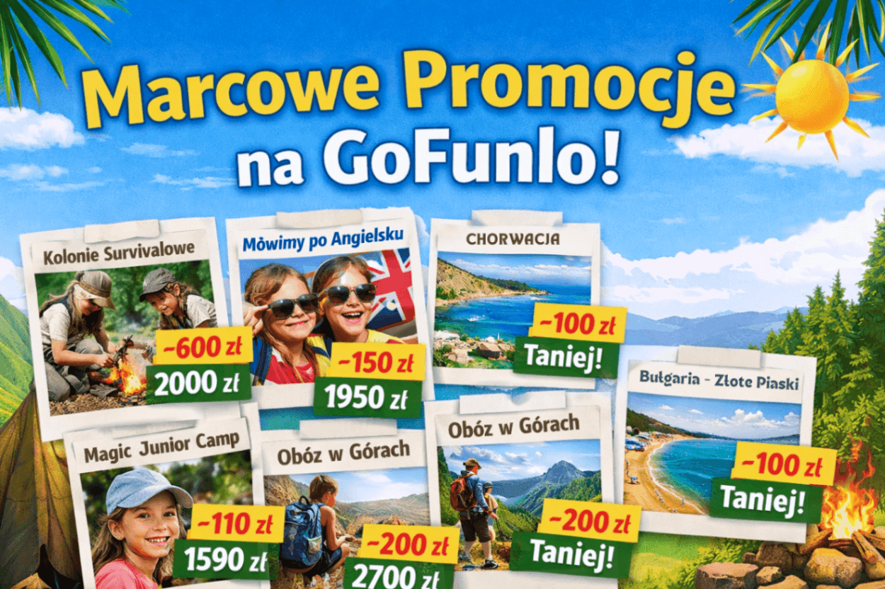 Marcowe promocje na GoFunlo – First minute